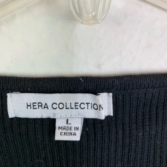 Hera Collection Black Ribbed Tank C16 - Picture 5 of 5